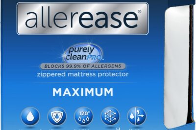 Good Housekeeping Top Choice 2024: ALLEREASE Wins Best Hypoallergenic Waterproof Mattress Protector for Bedwetting